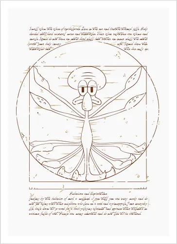 Vitruvian Squid