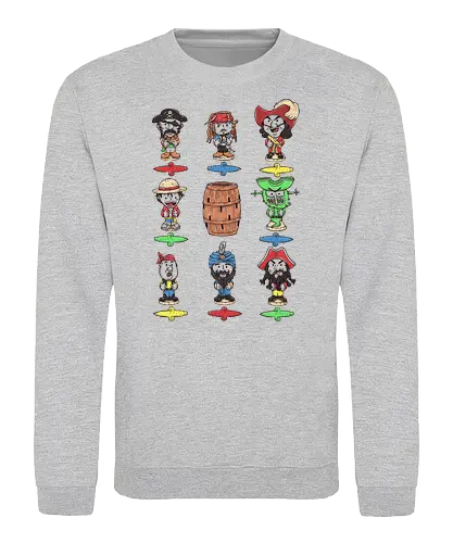Toy Pirates - pirates, piraten, Räuber, sparrow, Parrot, s - Sweatshirt