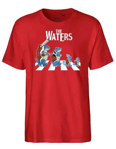 The Waters - pocket, monster, abbey road, Starters, water, wasser, btles - Fairtrade T-Shirt