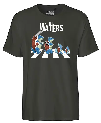 The Waters - pocket, monster, abbey road, Starters, water, wasser, btles - Fairtrade T-Shirt