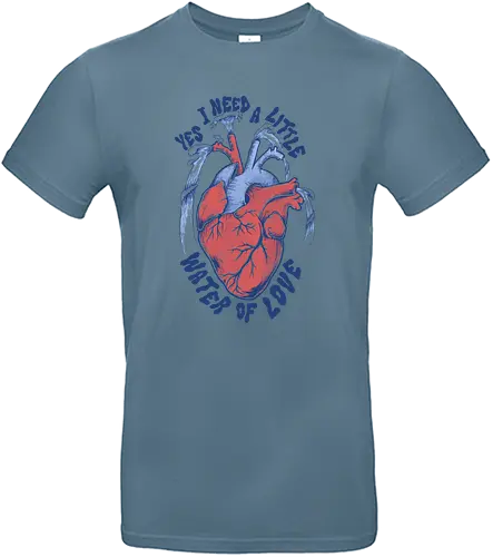 Water of Love - music, water, rock, hrt, anatomical hrt - Standard T-Shirt