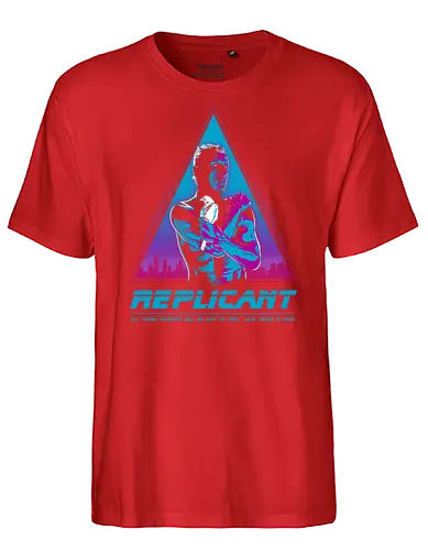Like tears in rain - bladerunner, replicant, roy batty, 80s, neon noir - Fairtrade T-Shirt