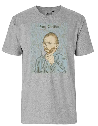 Van Coffee - art, kunst, kaffee, coffee, Von gogh, vincent van gogh - Fairtrade T-Shirt