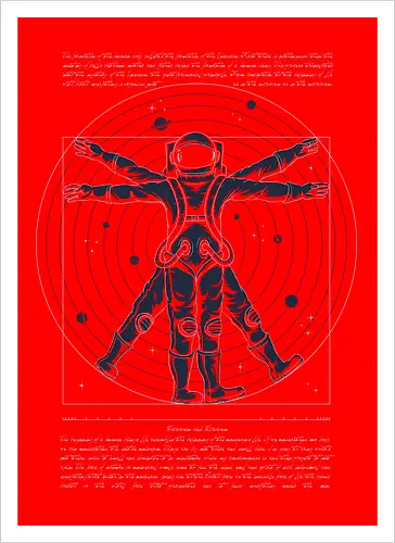 Vitruvian Astronaut