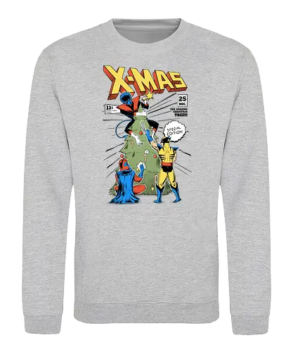 X-MAS - christmas, weihnachten, comic, cover - Sweatshirt