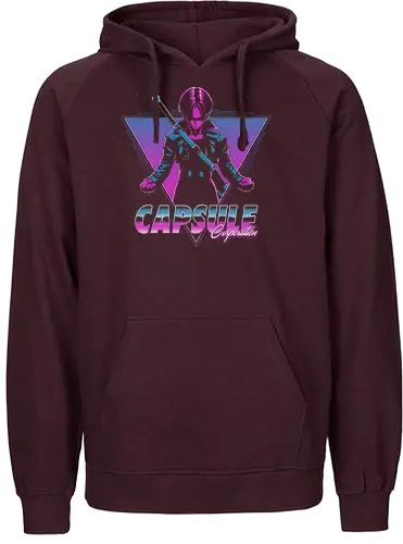 Capsule Corp - 80s, neon, dragon, ball, anime, manga - Fairtrade Hoodie