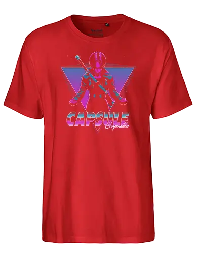 Capsule Corp - 80s, neon, dragon, ball, anime, manga - Fairtrade T-Shirt