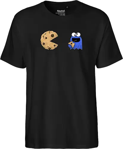 Pac-Cookie Man - cookie, krümel, gaming - Fairtrade T-Shirt