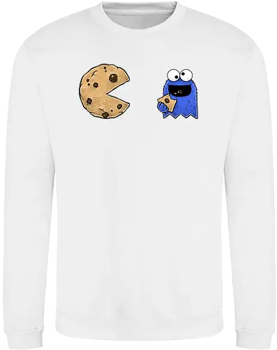 Pac-Cookie Man - cookie, krümel, gaming - Sweatshirt