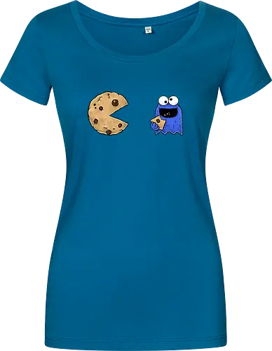 Pac-Cookie Man - cookie, krümel, gaming - Women T-Shirt