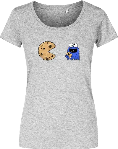 Pac-Cookie Man - cookie, krümel, gaming - Women T-Shirt