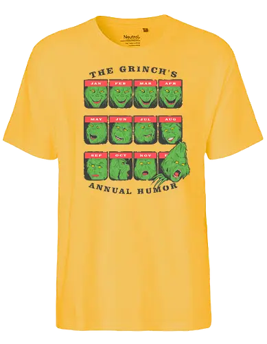 Annual Mood - grinch, weihnachten, christmas - Fairtrade T-Shirt