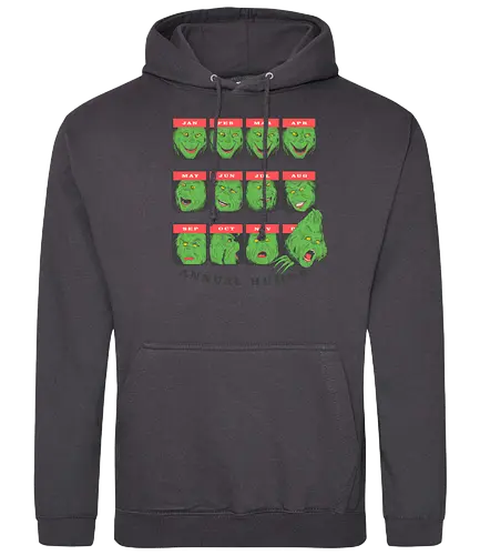 Annual Mood - grinch, weihnachten, christmas - Standard Hoodie