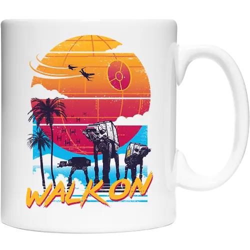 Walk On - atat, at-at, sunset, scarif, sci fi, science fiction, nerd, space opera, film, serie