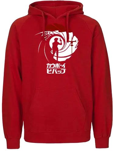 Agent Bebop - Cowboy, classic, anime, manga, 007, james bond, mashup - Fairtrade Hoodie