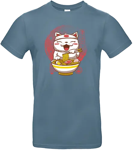 Neko Ramen - neko, ramen, japan, nippon, katze, cat, Japanese - Standard T-Shirt