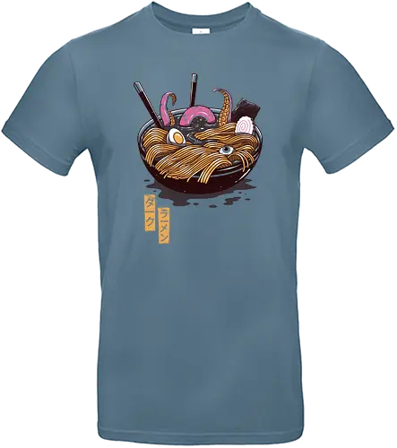 Dark Ramen - ramen, noodles, noodle soup, nudelsuppe, tentakel, octopus, cthulhu - Standard T-Shirt