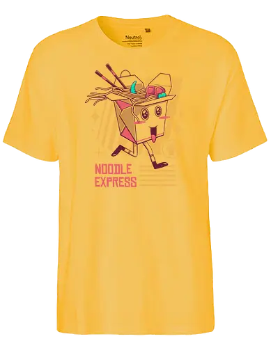 Noodle Express - ramen, cup noodles, take away, nudeln, kawaii, express, essen - Fairtrade T-Shirt