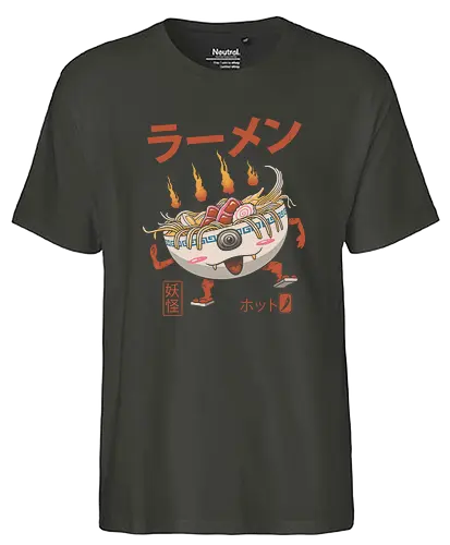 Ramen Yōkai - yokai, ramen, nudelsuppe, geist, ghost, japan, monster, mononke - Fairtrade T-Shirt