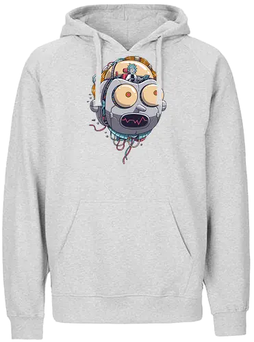 X-Machina - rick, morty, robot, adult, cartoon, trickfilm, hd - Fairtrade Hoodie