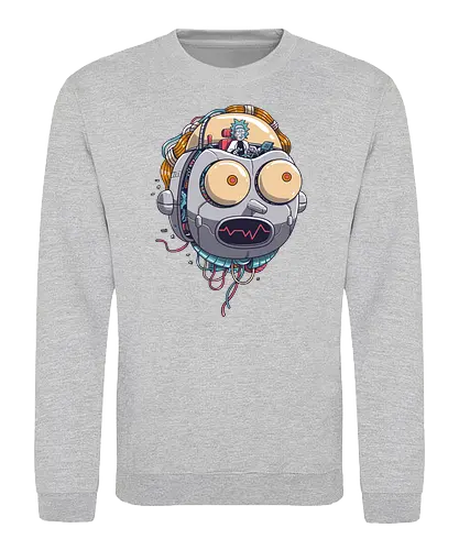 X-Machina - rick, morty, robot, adult, cartoon, trickfilm, hd - Sweatshirt