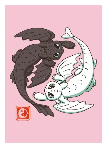 Yin Yang Dragons