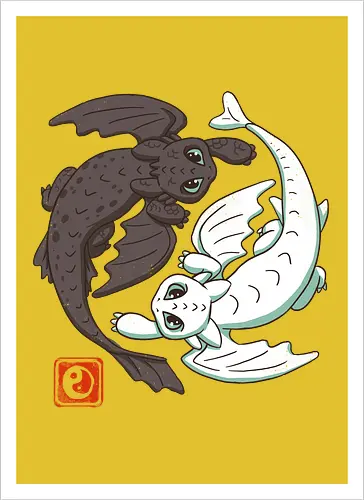 Yin Yang Dragons