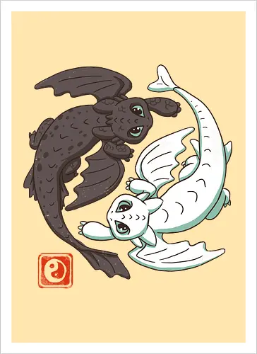 Yin Yang Dragons
