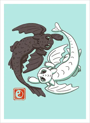 Yin Yang Dragons