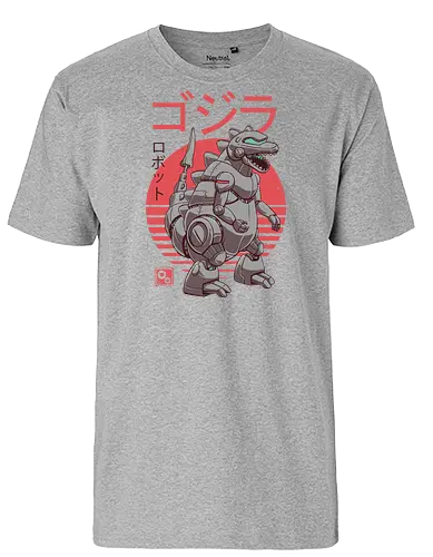 Zilla-Bot - echse, horror, japan, robot, mechazilla - Fairtrade T-Shirt