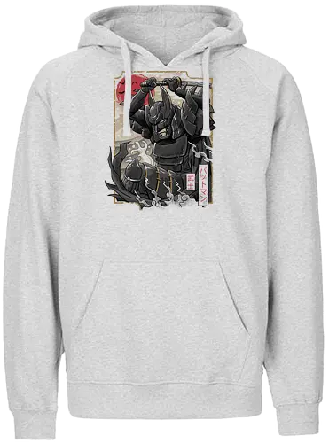 Dark Samurai Knight - samurai, japan, tradition, bat, Japanese - Fairtrade Hoodie