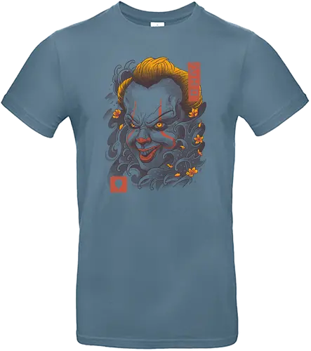Oni Clown Mask - oni, yokai, troll, mask, maske, es, clown, it, stephen king, horror, movie - Standard T-Shirt