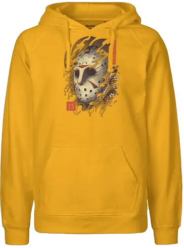 Oni Jason Mask - oni, yokai, troll, mask, maske, jason, jason voorhees, freitag der 13., friday the 13th, horror, movie, classic - Fairtrade Hoodie
