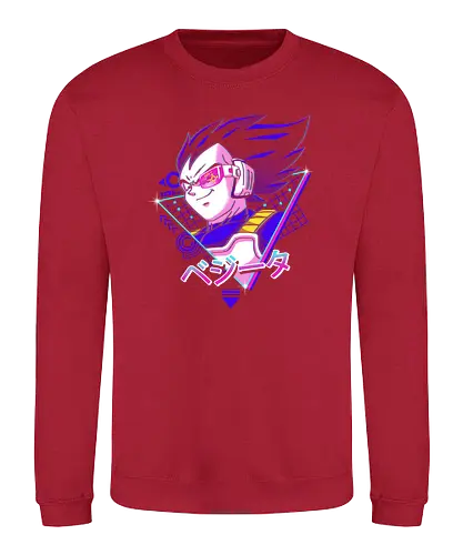 Lo-Fi Saiyan Prince - db, dbz, anime, manga - Sweatshirt
