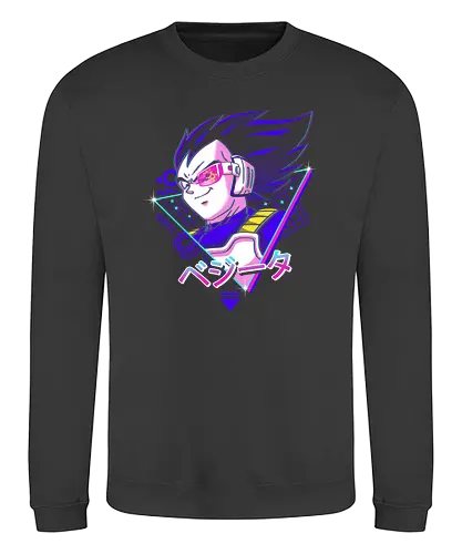 Lo-Fi Saiyan Prince - db, dbz, anime, manga - Sweatshirt
