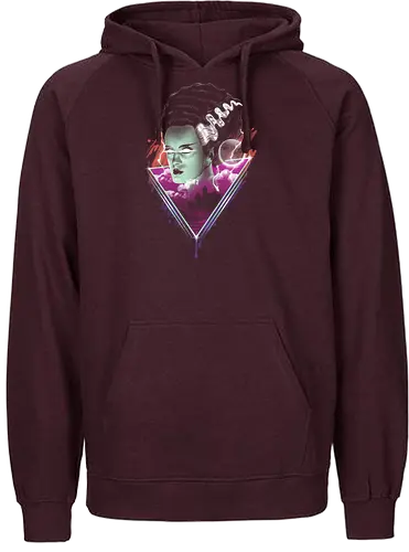 Rad Bride - frankenstein, frankensteins monster, monster, horror, classic, rad - Fairtrade Hoodie