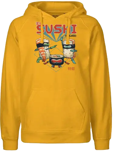 Sushi Squad - sushi, food, essen, japan, nippon, ninja, fun, warrior, t - Fairtrade Hoodie