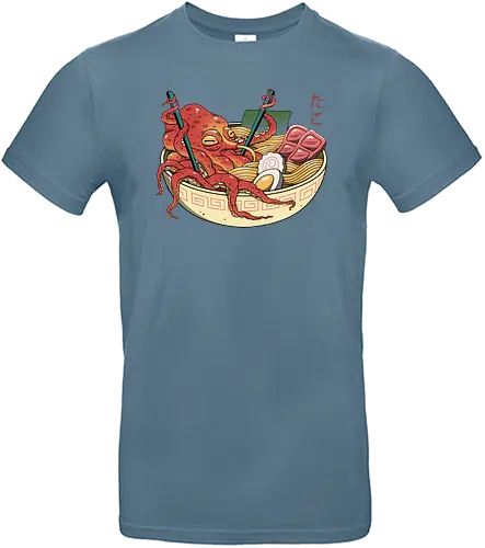 Tako Ramen - ramen, tako, squid, noodles, nudeln, suppe, nippon, japan - Standard T-Shirt
