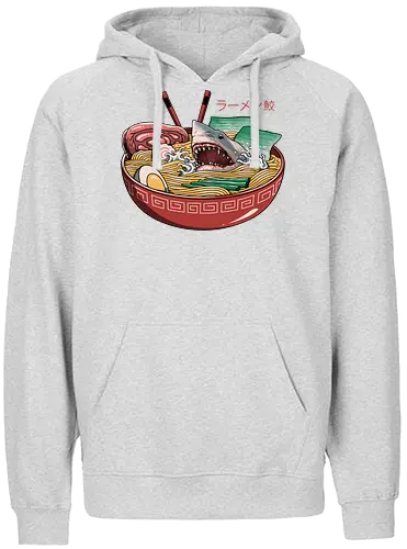 Ramen Shark - hai, ramen - Fairtrade Hoodie