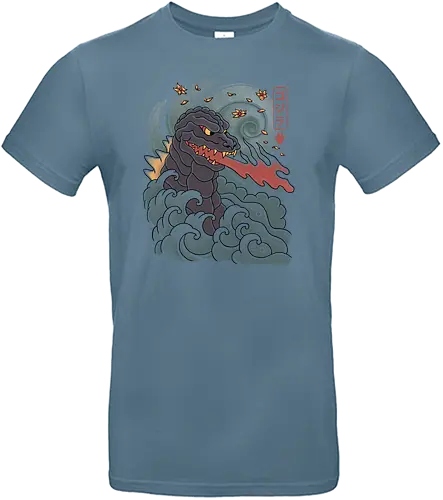 Tat Zilla - tattoo, tattoostyle, japan, kaiju, nippon, retro, monster - Standard T-Shirt