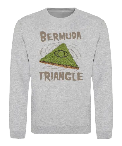 Bermuda Triangle - bermuda dreieck, verschwörung, conspiracy, triangle, aluhut, aliens, disapprences - Sweatshirt