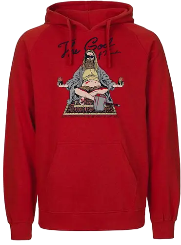 Thor Lebowski - comic, film, god of thunder, thor, movie, fun, mashup, big, mjölnir - Fairtrade Hoodie