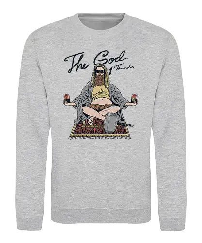 Thor Lebowski - comic, film, god of thunder, thor, movie, fun, mashup, big, mjölnir - Sweatshirt