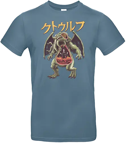 Kaiju Cthulhu - kaiju, cthulhu, monster, lovecraft, hp lovecraft, necronomicon, deep s - Standard T-Shirt