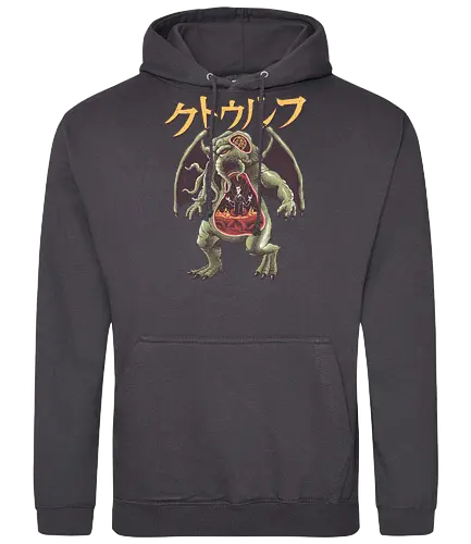 Kaiju Cthulhu - kaiju, cthulhu, monster, lovecraft, hp lovecraft, necronomicon, deep s - Standard Hoodie