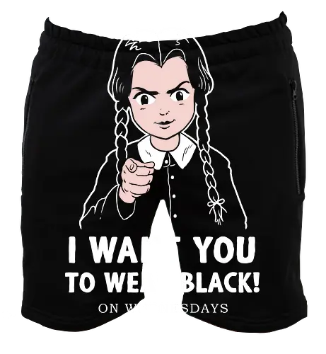 I want you to wear black