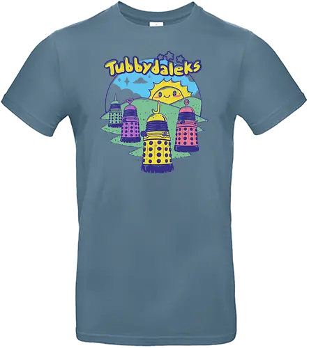 Tubby Daleks - Doctor, teletubbies, dalek, scifi, sunshine, HappiConsoles - Standard T-Shirt