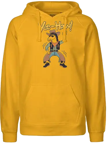 Horsing Around - horse, cowboy, Yee-haw, Bojack, Horseman - Fairtrade Hoodie