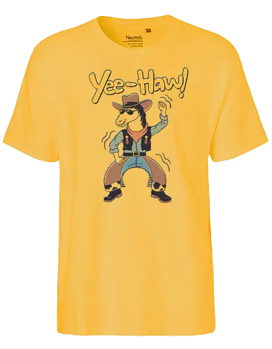 Horsing Around - horse, cowboy, Yee-haw, Bojack, Horseman - Fairtrade T-Shirt