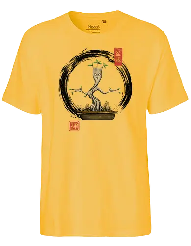Bonsai Meditations - tree, Bonsai, japan, nippon, plant, pflanze - Fairtrade T-Shirt